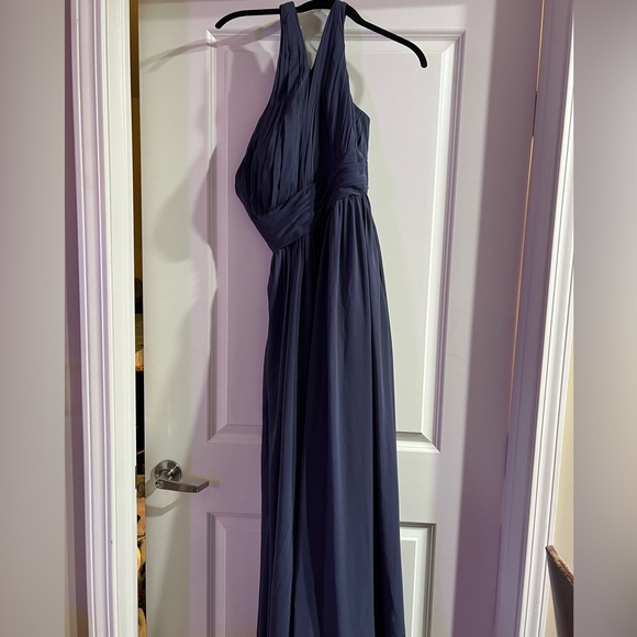 Azazie Molly Dress in Stormy - Picture 6 of 15